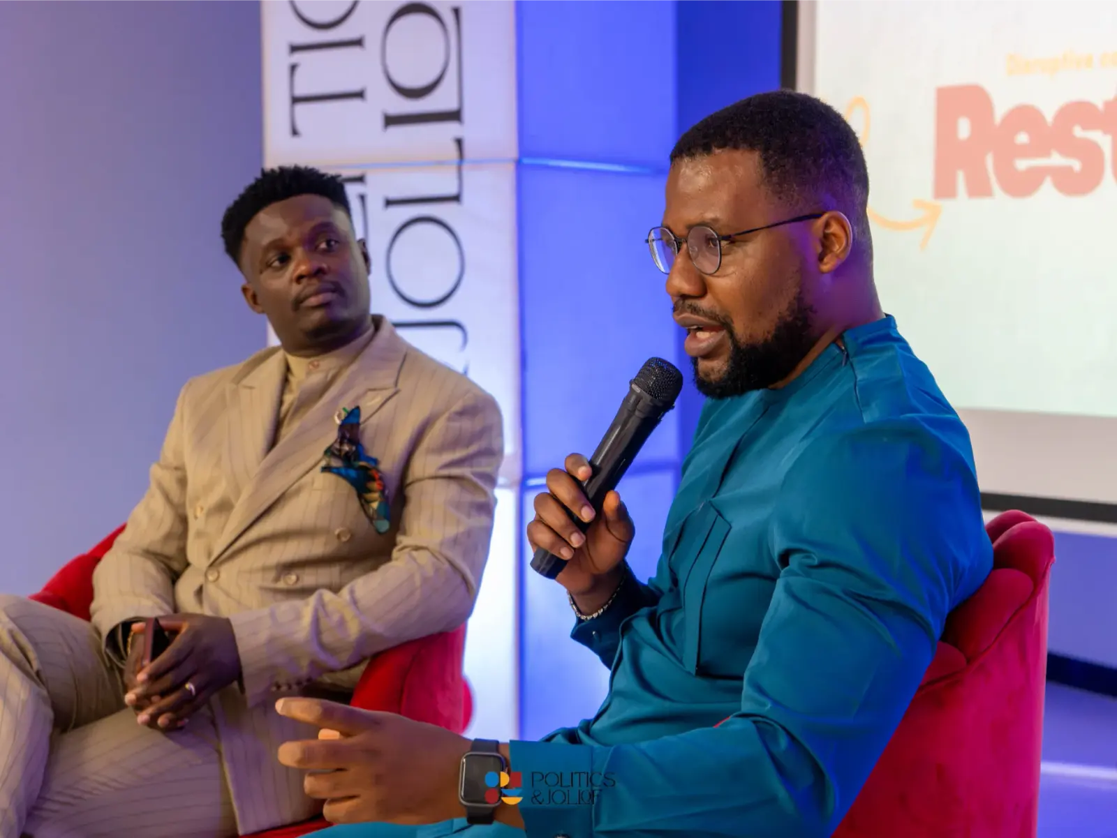 A Politics & Jollof speaker in conversation